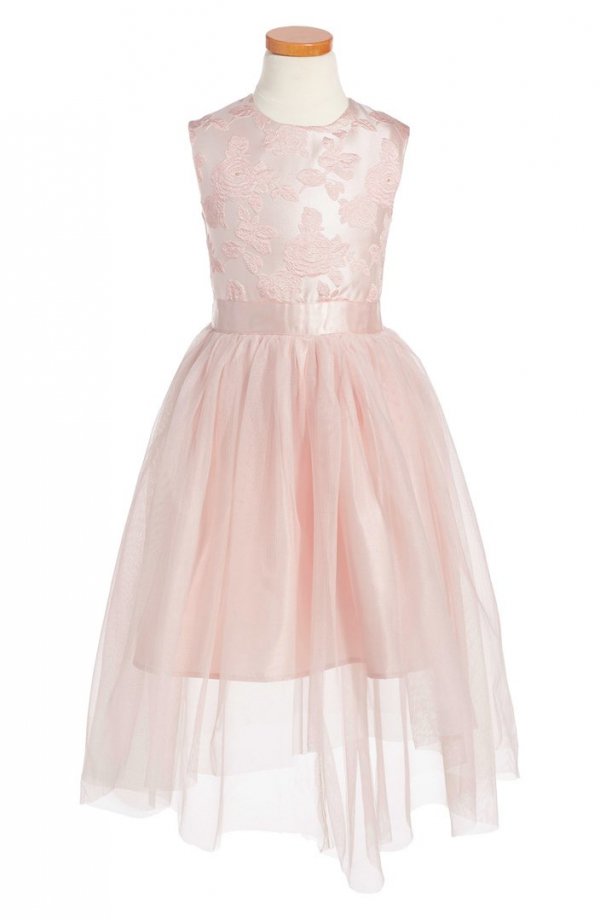 pink,clothing,dress,day dress,child,