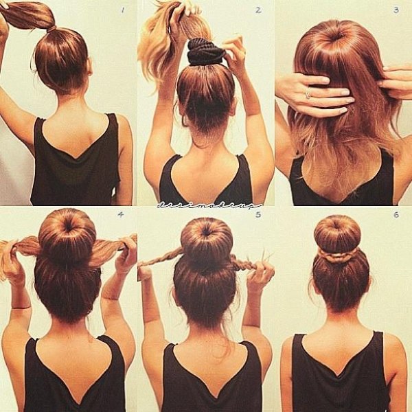 The Sock Bun Method