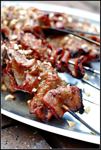 Grilled Pork Tenderloin Satay