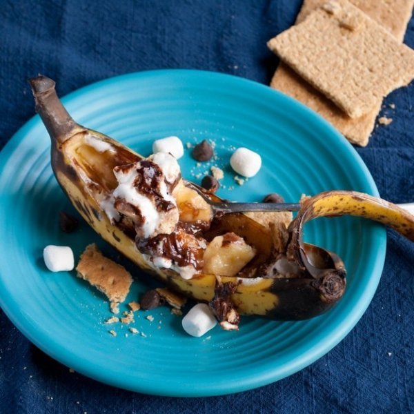 Make S'mores in a Banana