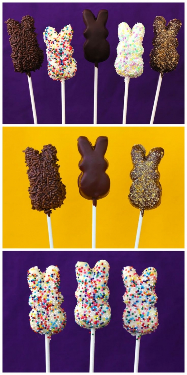 DIY Peeps Pops