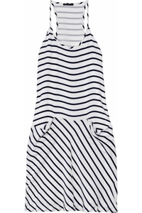 Theory Alesandra Striped Silk Dress