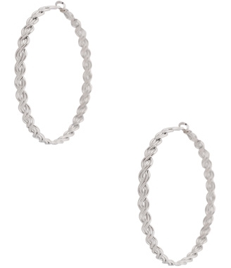 Forever21 Braided Hoop Earrings