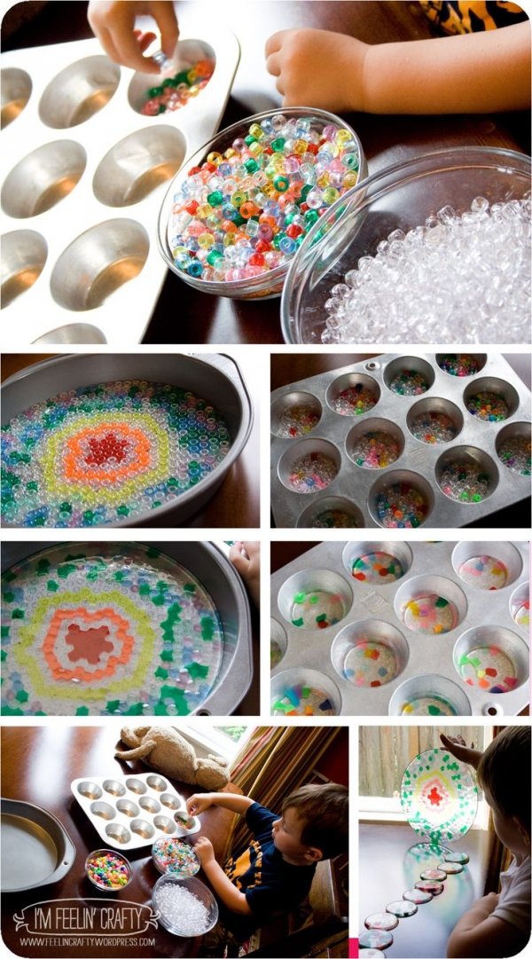 Plastic Bead Coasters