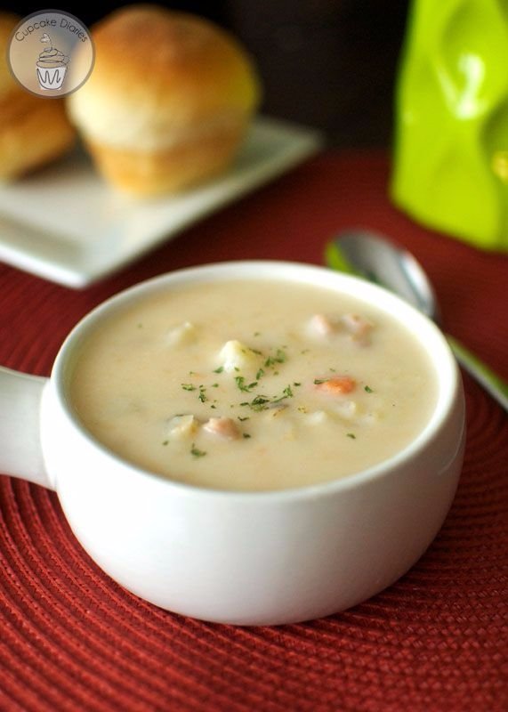 Soupe au jambon et aux pommes de terre