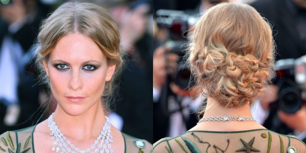 Poppy Delevingne's Intricate Hairdo