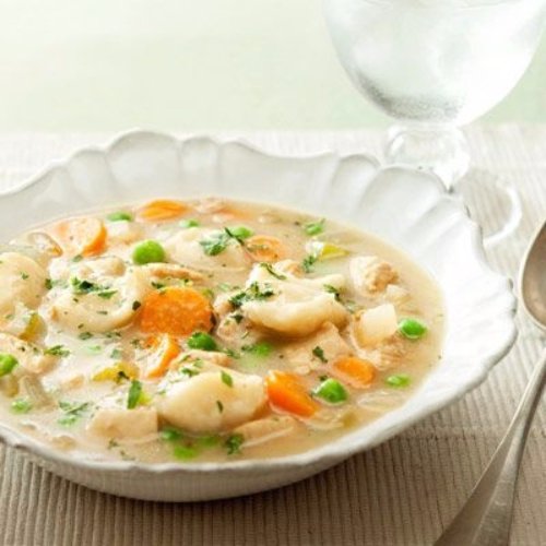 Healthier Chicken and Dumplings