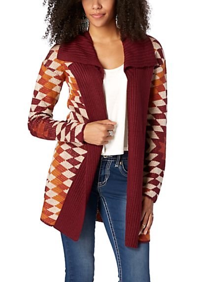 Southwest Sweater Car Coat