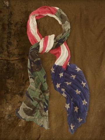 Camo American Flag Scarf