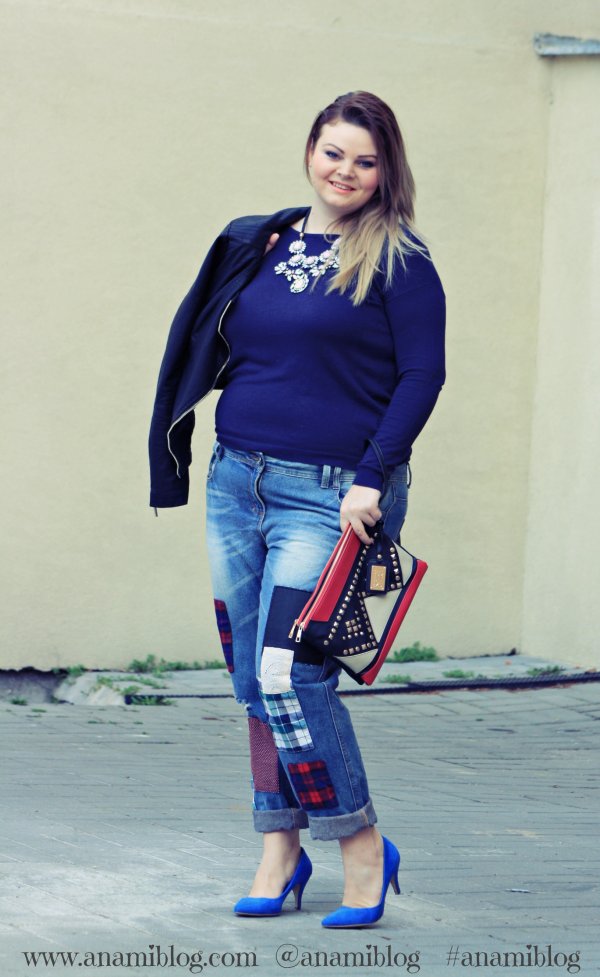 Don't Shy Away from Patchwork Jeans