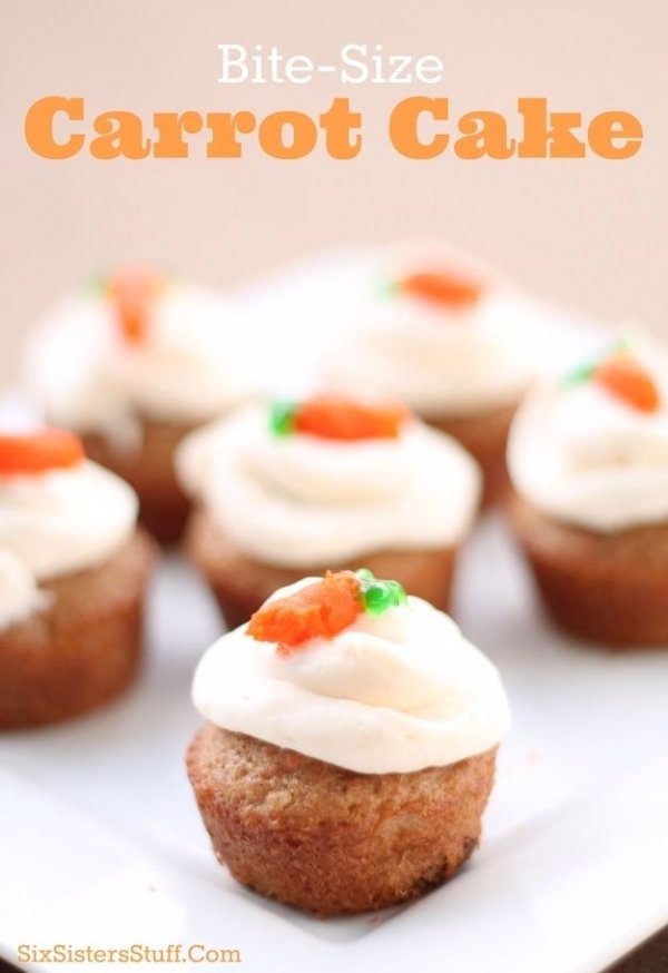 Bite Size Carrot Cake