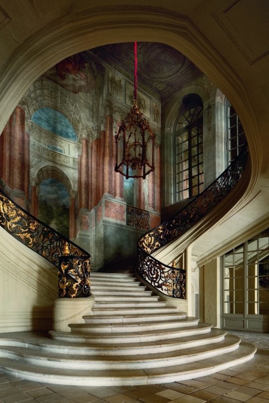 Staircase, the Hotel De Ville, Nancy, France