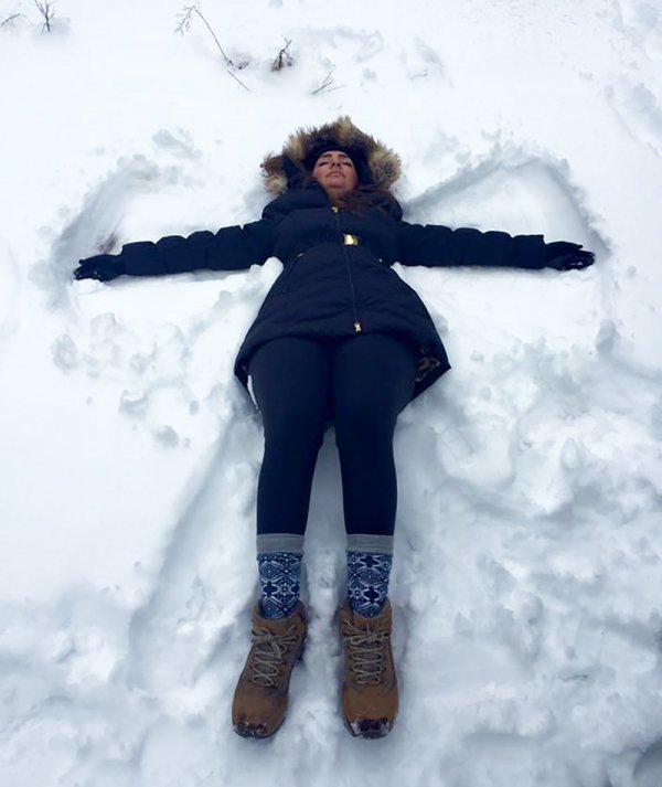 snow, winter, weather, season, snow angel,