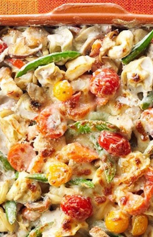 Tortellini Vegetable Bake