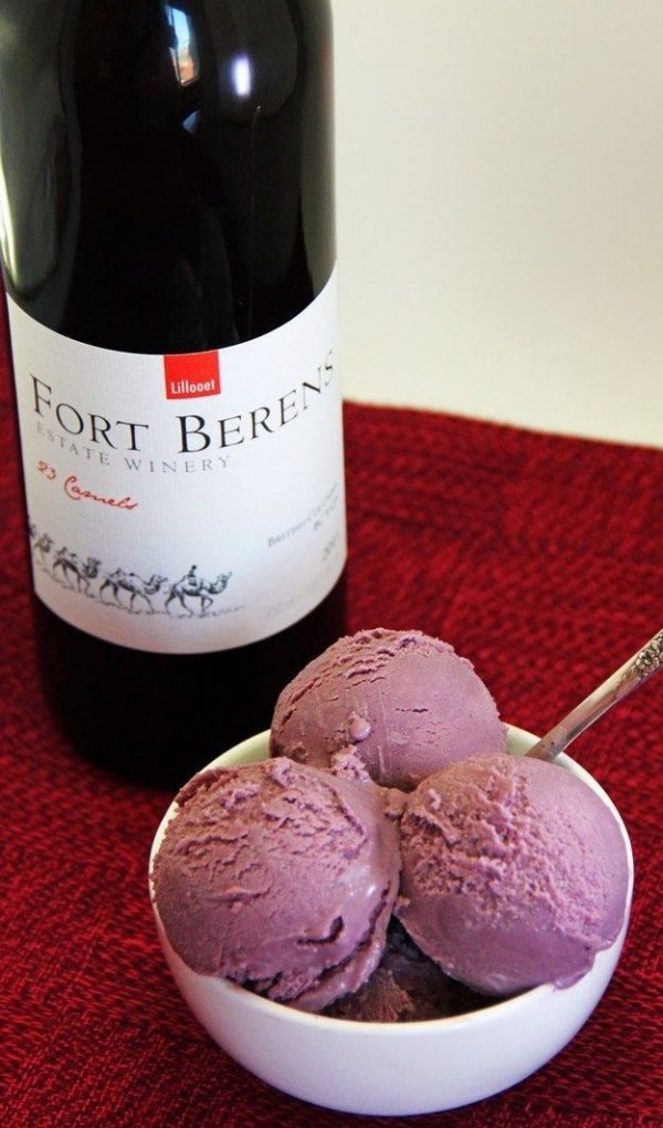 Red Wine Ice Cream