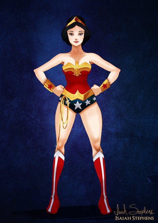 Snow White as Wonder Woman