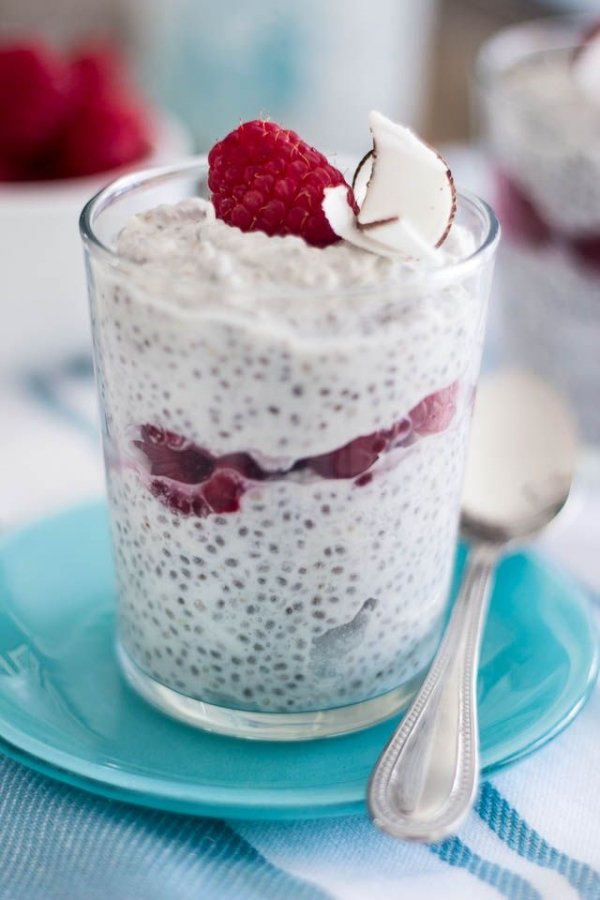 Quick Coconut Chia Seed Pudding