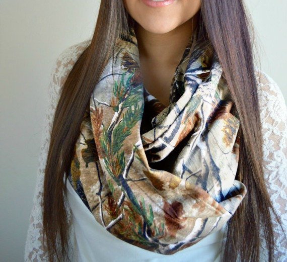 Real Tree Camo Infinity Scarf