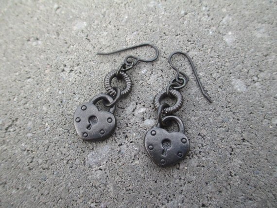 Padlock Earrings