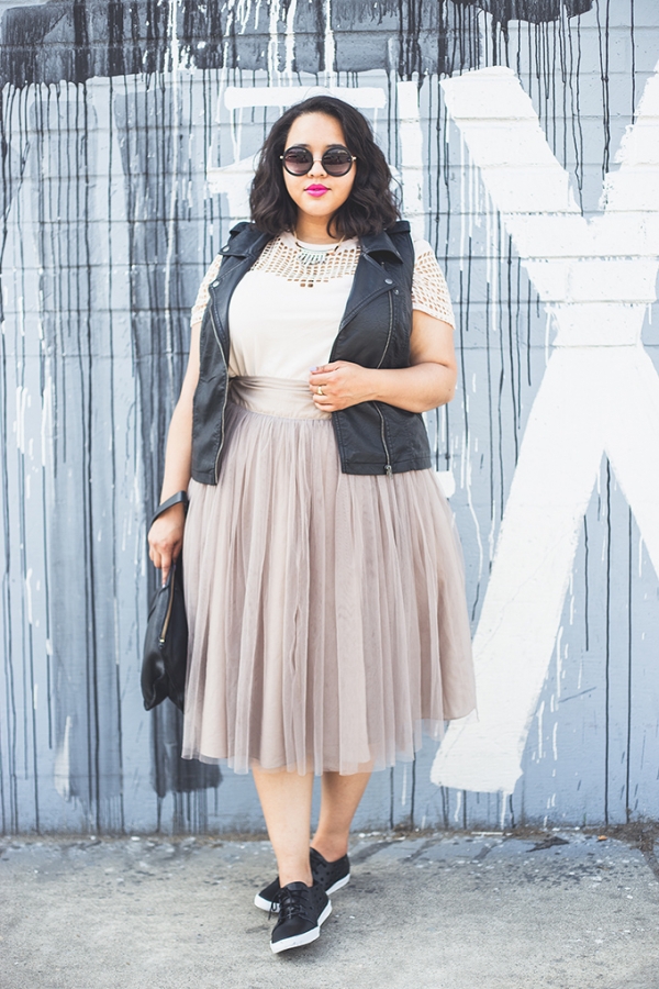 Tutu Skirt and Sneakers