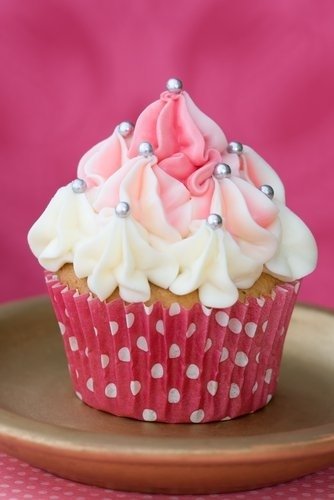 Rosa Farbverlauf Cupcakes