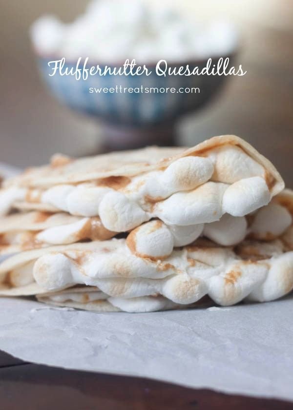 Fluffernutter Quesadillas