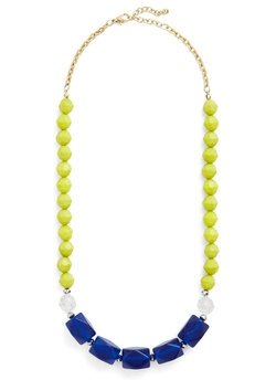 Here at the Cobalt Cabana Necklace