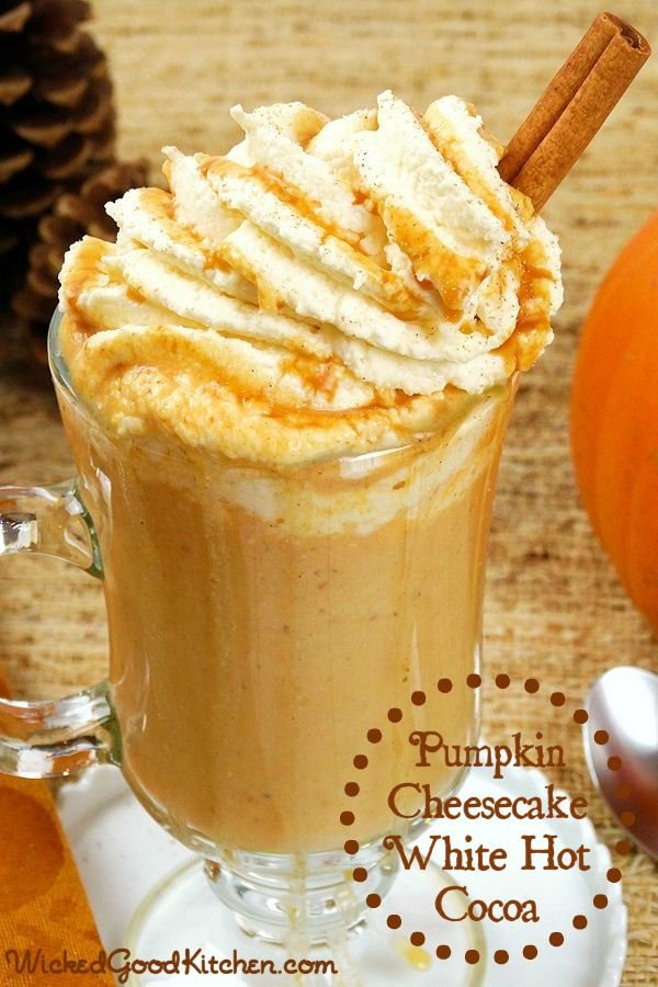 Pumpkin Cheesecake White Hot Cocoa