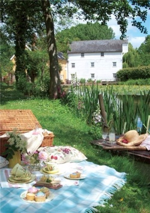 A Simple Summer Evening by a Stream