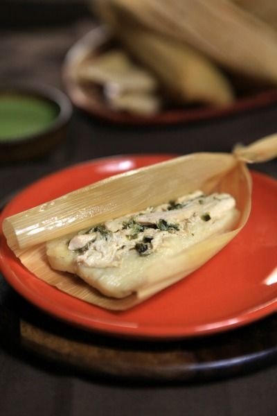 Chicken and Poblano Tamales