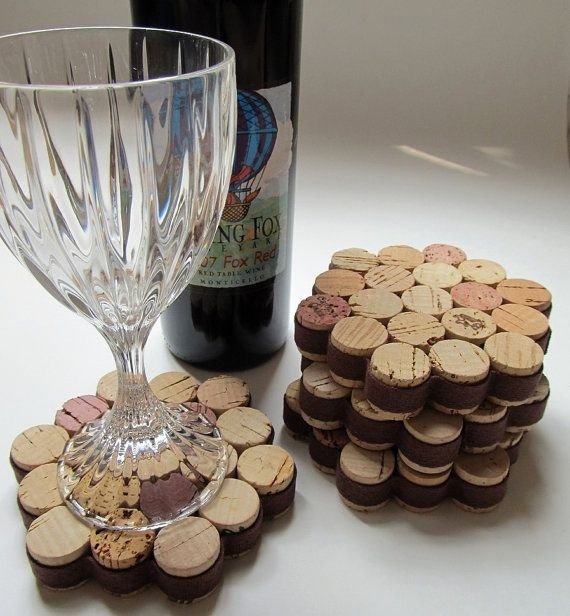 Wine Cork Drink Coaster