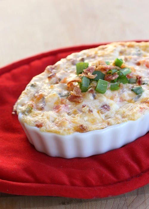 BLT Chip Dip with Crackers or Pita Chips