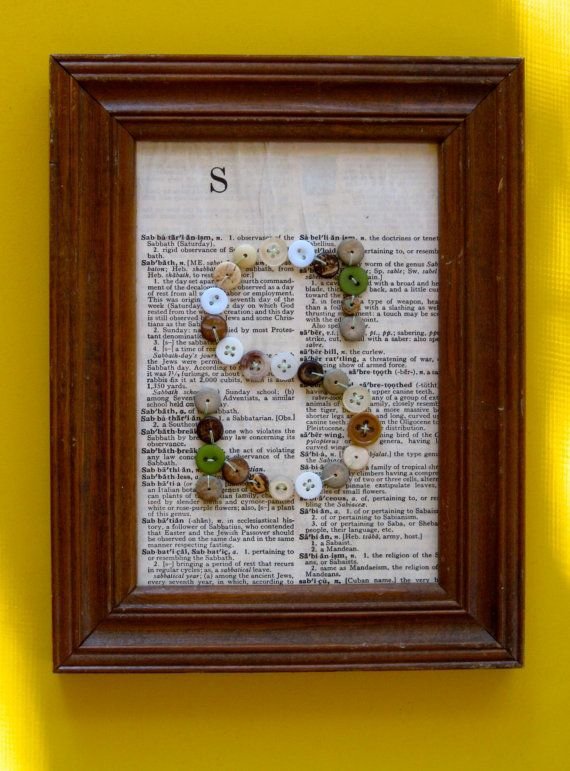 Framed Button Art