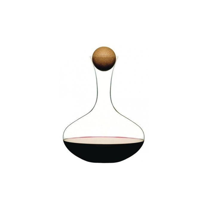 Sagaform Wine Carafe with Oak Stopper