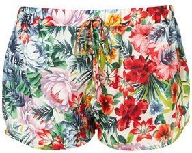 Floral-Print Shorts