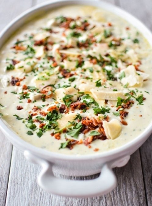 Chicken Broccoli Alfredo Soup