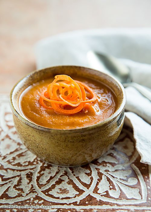 Gingery Tomato Lentil Soup