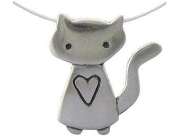 Mark Poulin Kitty Love Necklace