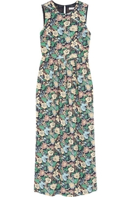 Steven Alan Cynthia Printed Silk-Georgette Dress