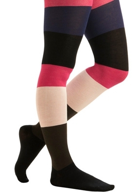 Betsey Johnson Colorblock Tights