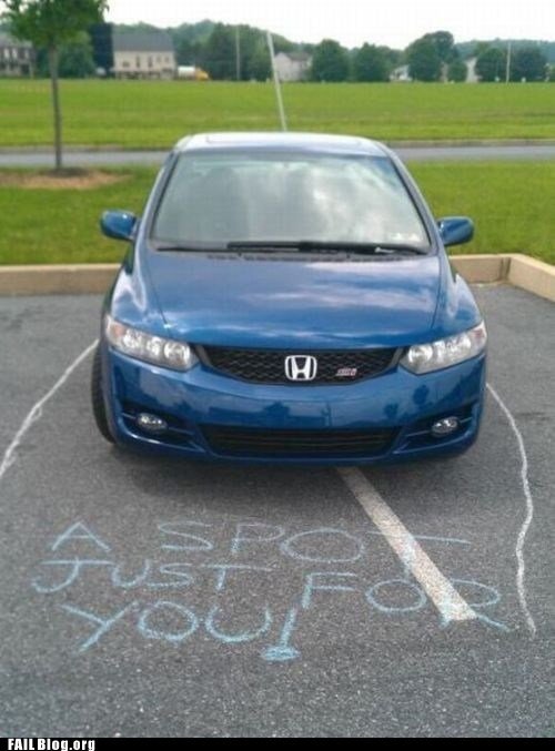 “Personalized” Parking Space