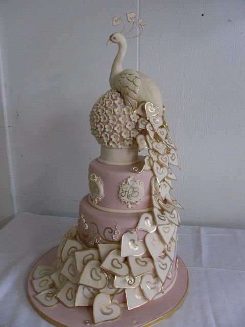 Peacock Wedding Cake