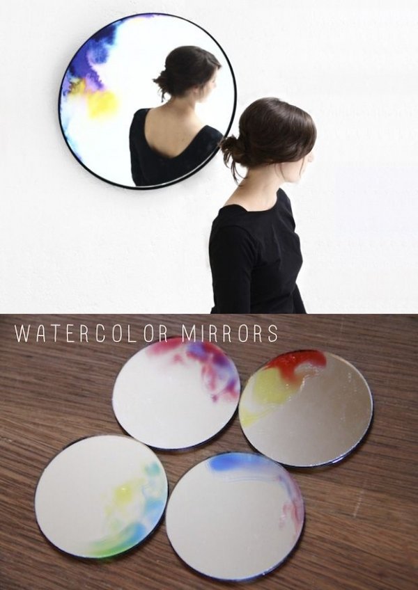 Watercolor Mirror