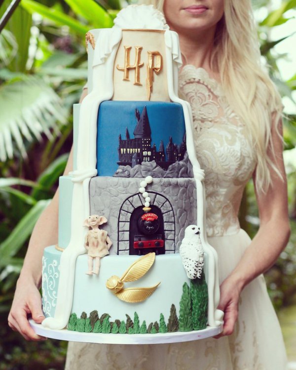 Harry Potter Themed Wedding Cakes for the Nerd in You