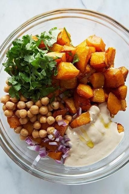 Moro's Warm Squash & Chickpea Salad with Tahini