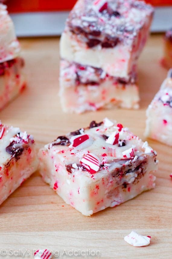 Candy Cane Fudge