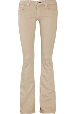 Rag & Bone Mid-Rise Flared Jeans