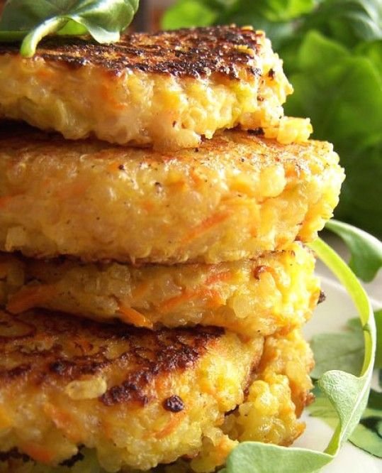 Quinoa and Leek Patties