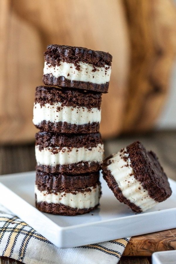 Brownie Ice Cream Sandwich