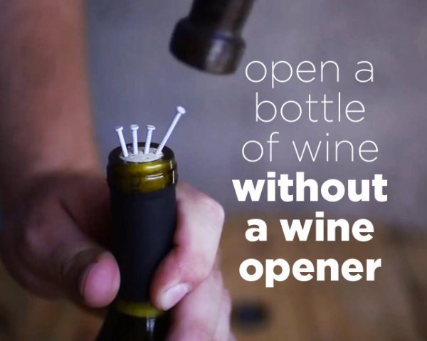 Don't Have a Wine Opener?